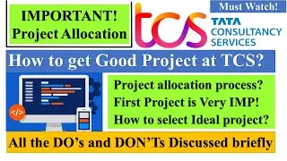TCS Project Allocation Process 