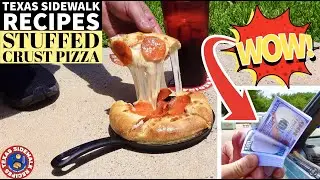 🥵TEXAS SIDEWALK PIZZA🍕 **BONUS FOOTAGE** 🔥So HOT, YOU can BAKE a PIZZA OUTSIDE😮