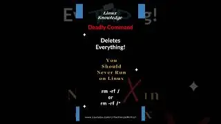 Linux Command That Can Seriously Damage Your System | Never Use