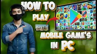 HOW TO PLAY MOBILE GAME'S IN PC || ROAD TO 500 SUB'S || GIVEAWAY'S || @MrRyderLive