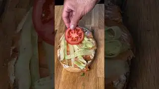 Impeccable Toast with Avocado spread & graved Salmon #shorts
