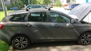 Лада Веста Кросс универсал 1.6 cvt. Моторный отсек.