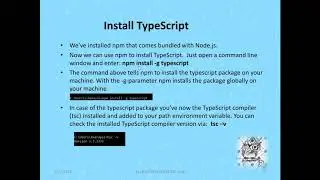 TypeScript Setup Environment