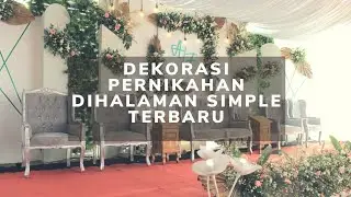 Inspirasi dekorasi pelaminan dihalaman
