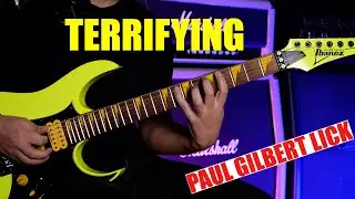 Paul Gilbert Terrifying Scarified Intro Lick Lesson with Tabs