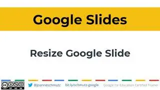 Google Slides - How to resize your slides