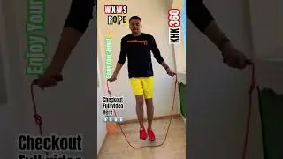 Jump rope workout WXWS heavy rope 