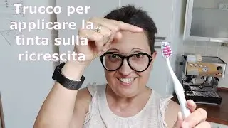 Trucco per applicare la tinta sulla ricrescita dei capelli bianchi!