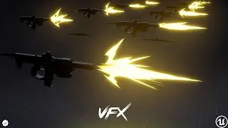 Muzzle Flash VFX Pack Unreal Engine Preview