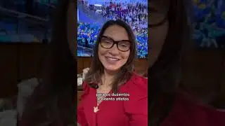 Janja acompanha a abertura das Paralimpíadas de Paris. #shorts