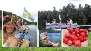 Klarälven Kanot: A Medieval Bushcraft Journey - Canoeing the Klarälven River.