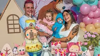 FESTA DE 1 ANO DO MATTEO!! e 2 anos da Maitê ❤️