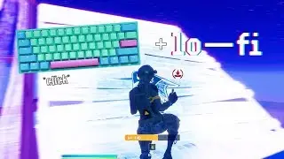 lofi hip hop + clicky keyboard sounds in fortnite creative〚 Anne Pro 2 Gateron Brown Switches 〛