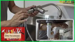 Como Instalar un Fregadero o Lavadero en un Garaje. / Utility Sink in Garage.