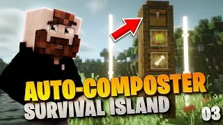 Creating An Auto-Composter In Minecraft! - Chunky's Survival Island | Episode 3