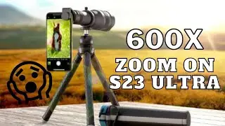 600x Hyper Zoom on Samsung S23 Ultra with Apexel 60x Zoom Lens