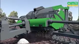 La raccogli sassi modello Kivi-Pekka 6 metri al prezzo della 5 metri - Kivi Pekka in fiera EIMA 2024