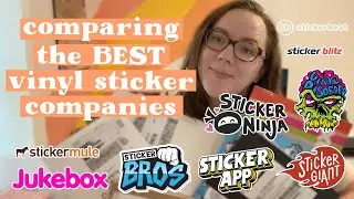 Vinyl Sticker Showdown: comparing the BEST vinyl sticker companies (Stickermule, Jukebox, & more!)