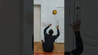 КАК улучшить прием мяча СВЕРХУ❓#волейбол#приеммячасверху#приеммяча#прием#shorts
