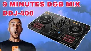 9 MINUTES INSANE DRUM & BASS DJ MIX 2022 | DDJ-400 | DJ CD