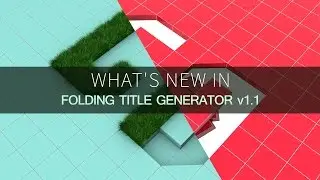 Update - Folding Title GENERATOR V1.1
