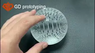 GD prototyping Optical parts CNC machining crystal ball rapid prototyping