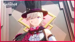 Lyney's Magic Show Accident Animated cutscene | Genshin Impact