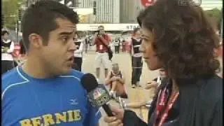 Bernie Salazar Pre-Race at Chicago Marathon