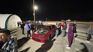 Hellcat Blows Up While Sliding At Legal Pit