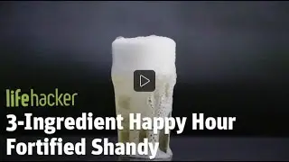 3 Ingredient Lifehacker.  A Fortified Shandy