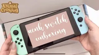 ASMR Unboxing Animal Crossing Switch