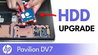 HP Pavillion DV7 Hard Drive Removal Upgrade
