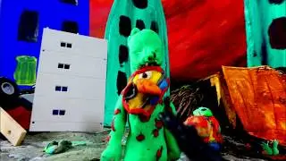 ANGRY BIRDS ZOMBIES 4 (Claymotion)Stopmotion