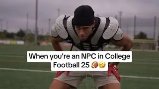 When you’re an NPC in College Football 25 🏈🤣