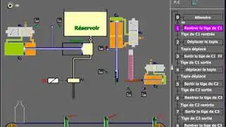 Grafcet  Machine a remplire des flacons