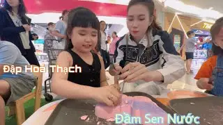 ĐẬP HOÁ THẠCH VÀ TẮM ĐẦM SEN NƯỚC | BÉ SÚN | SAM SAM