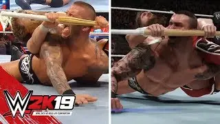 WWE 2K19 vs Real Life Comparison (Daniel Bryan 2K Showcase)