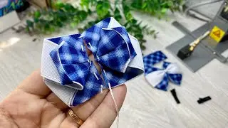 School bows hit! Everyday classic! Ribbon bow 2.5cm