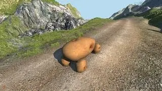 BeamNG.Drive Alpha - Stupid Potato Car (Spud Mobile MOD) HD
