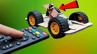 rc🤑 car mking How to make a rc car without switch at home very easy  #Apurba mondal Bd #cr7 #motor💯