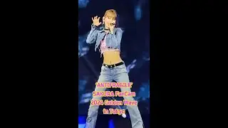 【4k 60FPS】 241013 'ANTIFRAGILE' LE SSERAFIM SAKURA FanCam at Golden Wave in Tokyo