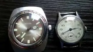 wrist watch  Vostok Amfibia (diver) cal. 2409A USSR mid 70-th, 2014 08 16