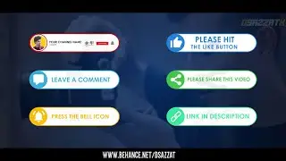 DSX03| Social Media Lower Thirds & Youtube Elements Pack | Fiverr's Promotional Video 2021| DSazzatX