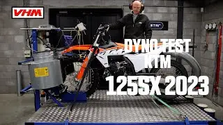 Dyno test KTM 125SX 2023 with VHM cylinder head, insert, piston