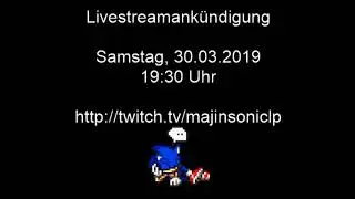 Livestreamankündigung: 30.03.2019 um 19:30 Uhr !