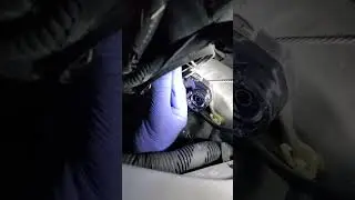 2008 Acura MDX low beam headlight bulb replacement without removing bumper or battery, NO TOOLS!