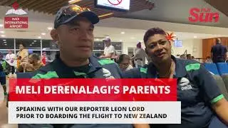 Meli Derenalagi's Parents Prior to flying to New Zealand