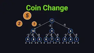 Coin Change - LeetCode 322 - Python - Visually Explained