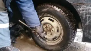 Замена передних стоик ЗАЗ Шанс