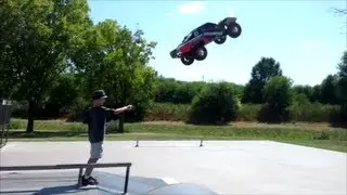Slash 4x4 Catches some air!